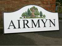 Boundary sign for AIRMYN